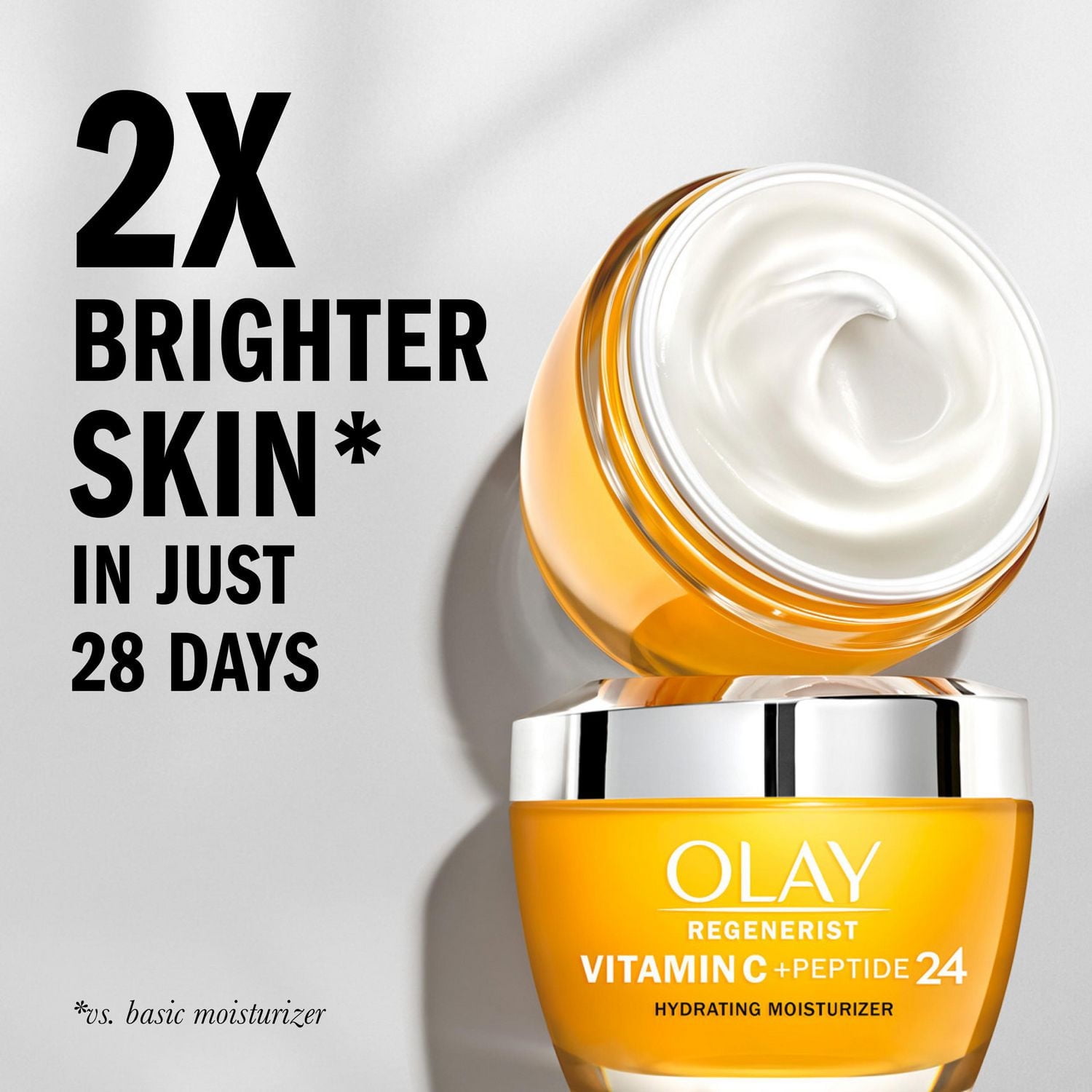 Emballage double Olay Regenerist vitamine C + peptide 24 nettoyant 150 ml, hydratant 48 g