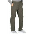 thumbnail image 2 of Gerry Men's Water Resistant Fleece Lined Stretch Pants with Zip Pockets and Adjustable Hem, Green (34W x 29L), 2 of 3