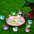 thumbnail image 4 of Sixwipe 120 Pcs Luminous Mini Resin Duck,Mini Glow Resin Ducks, DIY Garden Dollhouse Duck, 4 of 7
