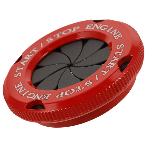 Hemoton Rotary Push Start Button Cover Universal Car Engine Start Button Cover Car Accessories Motorcycle Ignition Key Switch Cover