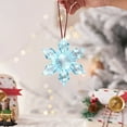 thumbnail image 6 of PEIBang Christmas Snowflake Ornaments,Winter Snowflake Hanging Ornaments for Xmas Tree Holiday Party Home Decor, 6 of 6