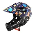 thumbnail image 2 of Casco de bicicleta para niños Casco de bicicleta para niños Resistente a impactos Portátil con luz Completa Universo, 2 of 8