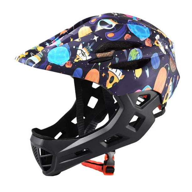 Casco de bicicleta para niños Casco de bicicleta para niños y niñas Moderno a prueba de golpes con Universo