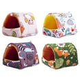 thumbnail image 4 of CBFFDC Lit Chaud pour Animaux de Compagnie Hamster Confortable Résistant aux Morsures Maison Offre un Espace de Repos Sûr et Chaud pour Petits Animaux, 4 of 7