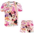 thumbnail image 1 of Ropa de Mickey Mouse para niñas, ropa de verano para niñas, 2 uds., ropa para niños, chándal para niños, ropa para niñas, 6M Gao Jinjia LED, 1 of 2