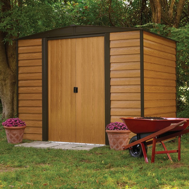 arrow shed woodridge 6 x 5 ft. steel storage shed