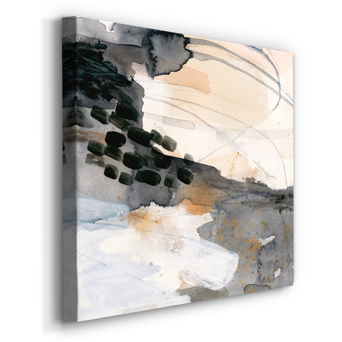 Wexford Home Neutral Flock I-Premium Gallery Wrapped Canvas, 10" x 10" - Ready to Hang
