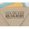 thumbnail image 4 of Custom Stationary Personalized Monogram Rubber Stamp Sun Design Desk Accessory Logo Gift, 4 of 5