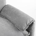 thumbnail image 6 of 38" Oversized Chenille Lounge Chair, Plush Reading Armchair with Thick Comfort Cushions, High Back Support & Wide Seat, Perfect Accent Chair for Living Room, Cozy Bedroom, Compact Office, Dorm, Grey, 6 of 9