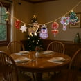 thumbnail image 6 of LED Christmas String Lights with Iron Santa Snowman Figures, Indoor Outdoor Decorative Lights for Tree and Party, Festive Ambiance Lighting(A), 6 of 7
