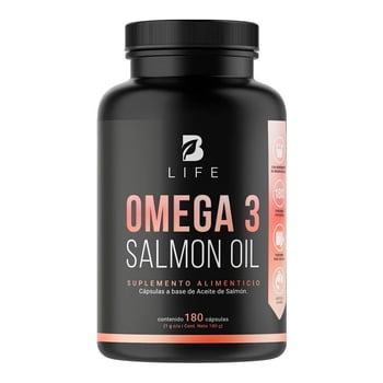 Suplemento Alimenticio Blife Omega 3 Salmon Oil 180 Cápsulas