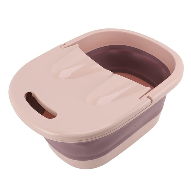 Foot Soaking Bath Tub, Foldable Footbath Tub with Massage PP Silicone Bucket Basin Tools Foot Foot Soaking Tub Bucket Foldable Foot Bath Tray for Soaking Feet