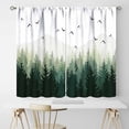 thumbnail image 6 of Forest Curtains for Bedroom,Misty Forest Nature and Woodland Green Fantasy Mountain Tree Windows Treatments Drapes for Kitchen Living Room Bathroom Curtains 2 Panel,84X63 Inch, 6 of 6