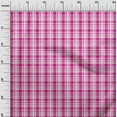 thumbnail image 2 of oneOone Polyester Lycra Fabric Check Kasuri Printed Craft Fabric BTY 56 Inch Wide, 2 of 4