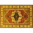 thumbnail image 1 of Ahgly Company Indoor Rectangle Persian Yellow Traditional Area Rugs, 4' x 6', 1 of 4