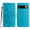 thumbnail image 2 of TECH CIRCLE for Google Pixel 8 Wallet Case,Butterfly Embossed Pattern PU Leather Luxury Anti-Scratch Kickstand Full Phone Cover with 3 Card Cash Slots & Strap,for Google Pixel 8 6.2" 2023, Blue, 2 of 9