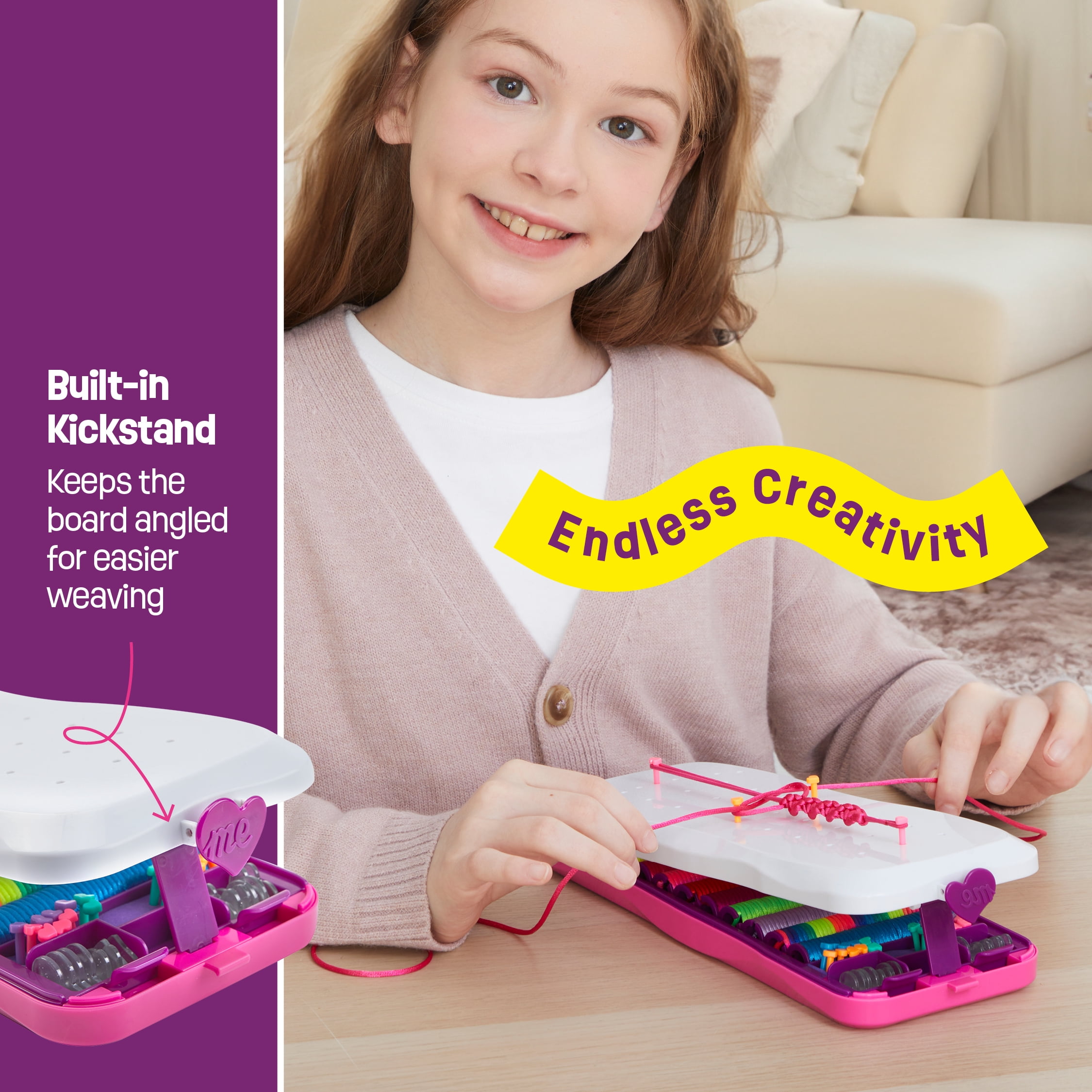 Friendship Bracelet Making Kit - Craft Gifts for Girls Ages 8-12 - Birthday Gifts for Girls