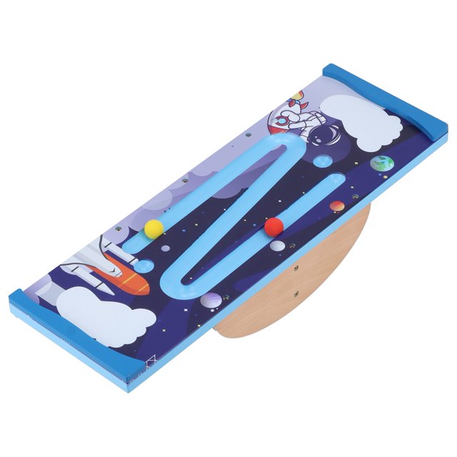 Balancín De Equilibrio Para Niños, Tablero De Sensación Estereoscópica Con Patrón De Cielo Estrellado, Tablero Oscilante Resistente A Los Golpes Para El Aprendizaje Temprano EOTVIA No