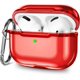 thumbnail image 2 of Estuches protectores híbridos translúcidos de TPU suave para Apple AirPod Pro 3rd GEN (2021), estuche protector transparente de TPU suave para Airpod Pro con llavero a prueba de golpes Ormromra HMHZ514-3, 2 of 9