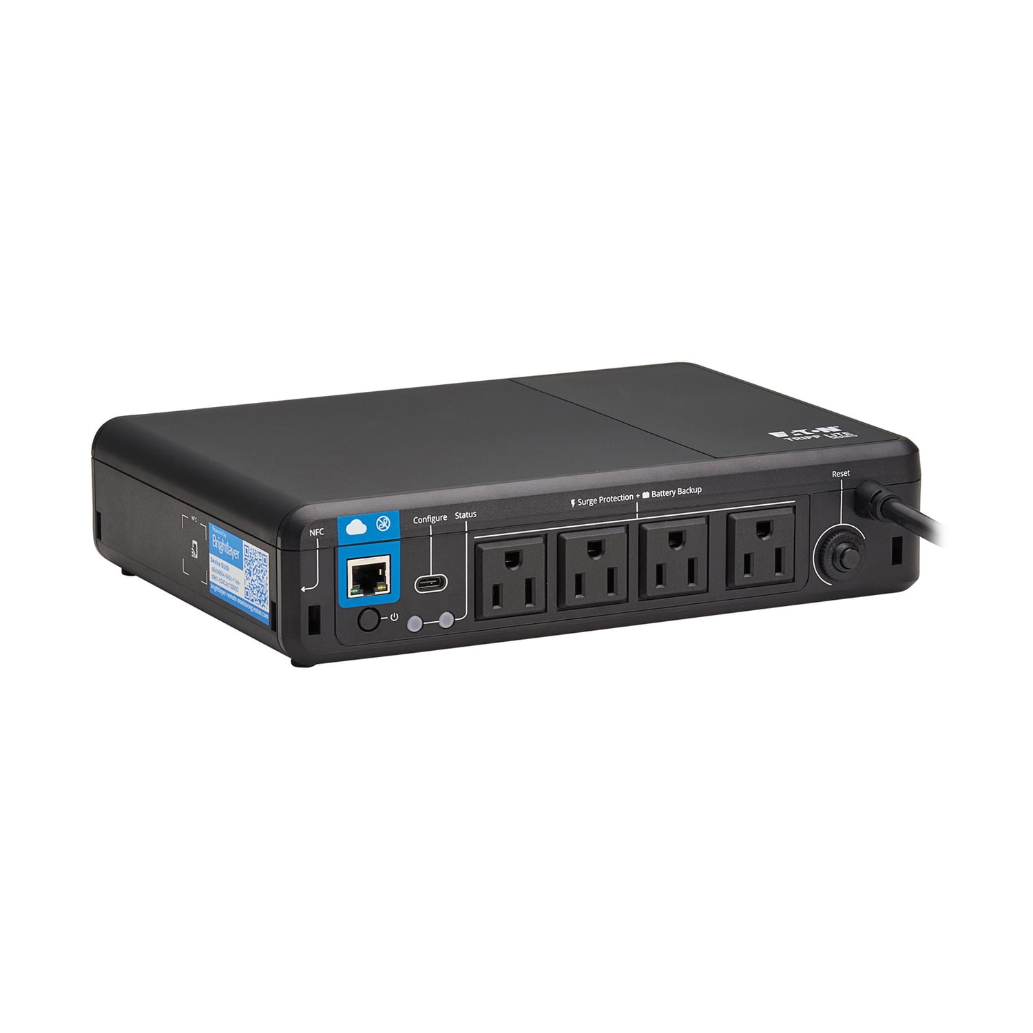 Tripp Lite by Eaton 300-Watt Standby Cloud-Connected Desktop UPS with Remote Monitoring, 4 Outlets, 5-Ft. Cord, BC600RNC