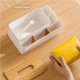 thumbnail image 2 of Metralla De Elevación Multiusos De Escritorio Caja De Papel De Seda Extraíble Rectangular Inserto De Bambú Para El Hogar Organizador De Servilletas De Almacenamiento Separado Serendint HA019622-00, 2 of 7