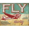 thumbnail image 2 of Jones, Catherine 14x12 Gold Ornate Wood Framed with Double Matting Museum Art Print Titled - Fly Away, 2 of 4