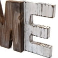 thumbnail image 3 of Rustic Wood Home Sign Decoration | Wall Mount or as Freestanding Decoration on Table or a Fireplace Mantel | Perfect Cutout Word Sign Accent for a Family Living Room Centerpiece, 3 of 8