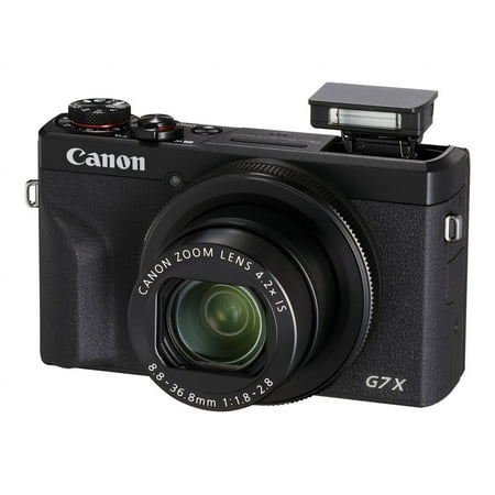 Canon - PowerShot G7 X Mark III 20.1-Megapixel Digital Camera Video Creator Kit - Black