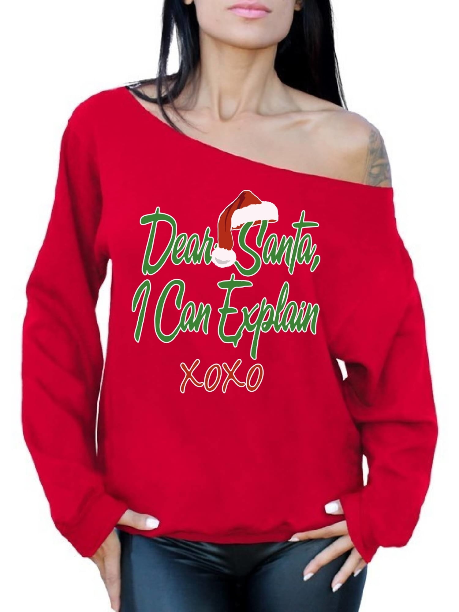 dear santa i can explain sweatshirt