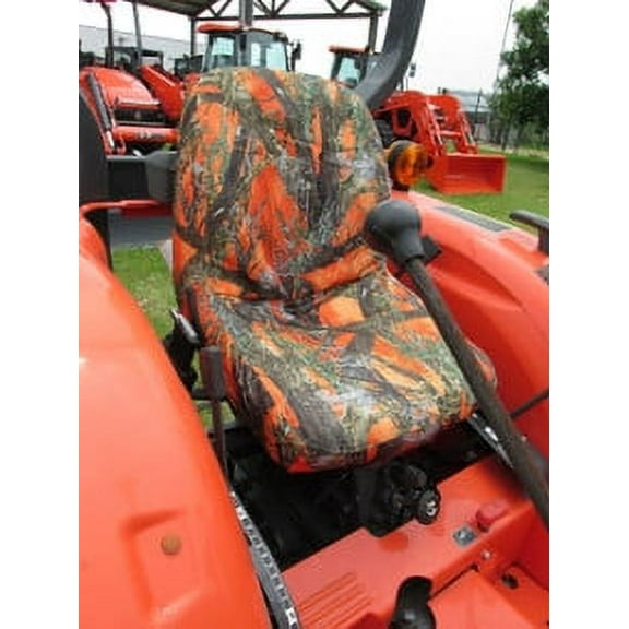 KU21-MC2ORANGE 2008 and Newer FOR KUBOTA TRACTORS L2501,L3301,L3901,L4701 in Orange Camo Endura