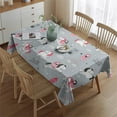 thumbnail image 2 of Unicorn Princess Castle Pattern Rectangle Tablecloth 60"x84",Waterproof Polyester Rectangle Table Cloth, Wipeable Spillproof Polyester Tablecloth for Dining, Camping, Indoor and Outdoor, 2 of 5