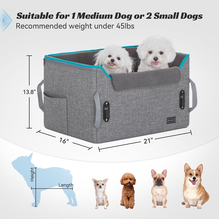 Petsfit Dog Booster Car Seat, Medium Dogs Up to 45 Lbs photo 2