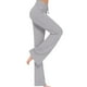thumbnail image 2 of Pantalones de yoga para mujer talla grande 2025 - Pantalones de entrenamiento elásticos de cintura alta y pierna ancha - Cordón, poliéster y spandex - S-XXXXL, 2 of 6