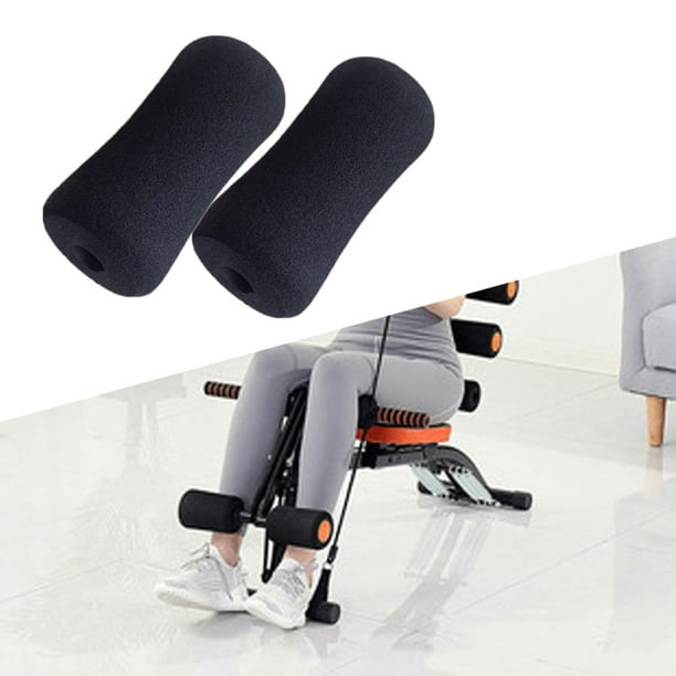 2 almohadillas de espuma para pies con agarre para banco de ejercicios de fitness L