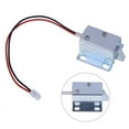 thumbnail image 4 of Cheers.US Mini Electromagnetic Solenoid Lock DC 6V/12V Slim Design Cabinet Drawer Lock Smart Electric Electromagnetic, 4 of 7