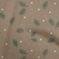 thumbnail image 1 of oneOone Viscose Jersey Light Brown Fabric Christmas Feather Fabric For Sewing Printed Craft Fabric By The Yard 60 Inch Wide, 1 of 7