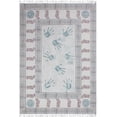 thumbnail image 2 of Casavani Natural Printed Rug Decorative Kilim,Blue 3x20 feet, 2 of 6