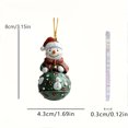 thumbnail image 4 of Acrylic Christmas Santa and Deer Bag Keychain Pendant for Car Rearview Ornament and Listing, 4 of 5