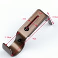 thumbnail image 5 of Zcyifa Curtain Rod Bracket 3pcs Adjustable Curtain Rod Bracket Useful Drapery Rod Rack Curtain Accessories Curtain Pole Holder for Home (Brown), 5 of 10