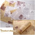 thumbnail image 5 of Uxcell 200pcs Wax Paper Sheets Square Sheets 11.02" x 14.96" Old Newspaper Style Food Wrapping Paper for Sandwich Baking Paper Liners Picnic Basket Bread Hamburger Wrap Kitchen, Brown, 5 of 7