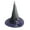 purple, variant on Halloween Black Witch Hat, Lightweight Fabric Wizard Pointed Hat, Traditional Halloween Costume Accessory for Adults Cosplay Party Dress Up
