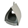 thumbnail image 3 of Comedero para pájaros, herramienta versátil y fácil de usar, adorno resistente a intemperie, estación de alimentación para césped, patio exterior. gris, 3 of 8