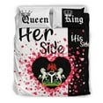 thumbnail image 2 of Nigeria Juego de Cama Pareja King/Queen Her Side/His Side Rlt8, 2 of 6