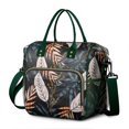 thumbnail image 1 of Boîte à Lunch Isolée à Motif de Plante Tropicale Feuillue – Sac Fourre-Tout Réfrigérant à Double Compartiment Étanche et Réutilisable, Grande Capacité, pour Voyage, 1 of 4