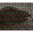 thumbnail image 4 of oneOone Viscose Chiffon Fabric Leaves & Floral Block Printed Fabric 1 Yard 42 Inch Wide, 4 of 4