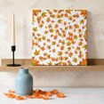 thumbnail image 3 of Ships Next Day Canvas Wall Art 8"x8", Fall Wood Framed Canvas Print Painting, Thanksgiving Watercolor Orange Green Maple Leaf Ready to Hang Small Picture Wall Decor for Home Bathroom Nursery Kitchen, 3 of 9