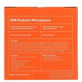 thumbnail image 6 of onn. USB Podcast Microphone with Cardioid Recording Pattern, 6 of 9
