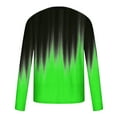thumbnail image 5 of ZCFZJW Big and Tall Casual Graphic T-Shirts for Men Loose Regular Fit Long Sleeve Tie Dye Color Block Print Workout Sweatshirts Trendy Crew Neck Basic Tees Shirt Tops Green XXXL, 5 of 5