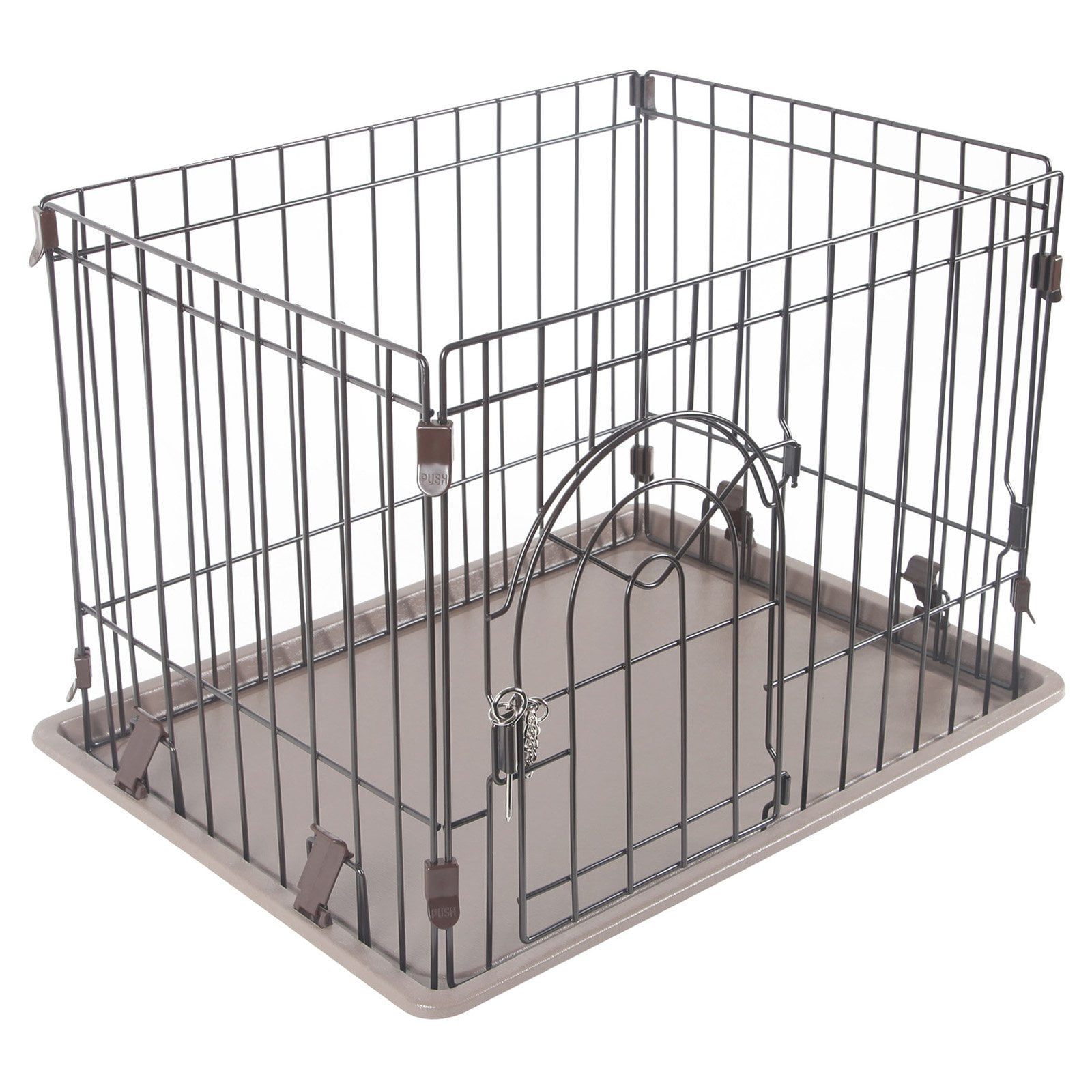 IRIS Wire Dog Cage, Small, 24"L