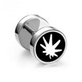thumbnail image 4 of Pendiente de botón para mujer con barra de Acero de titanio no alergénico Estilo hipster Yashi, 4 of 5